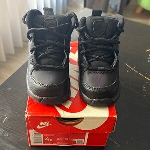 Nike Kids Black High-Top Sneakers